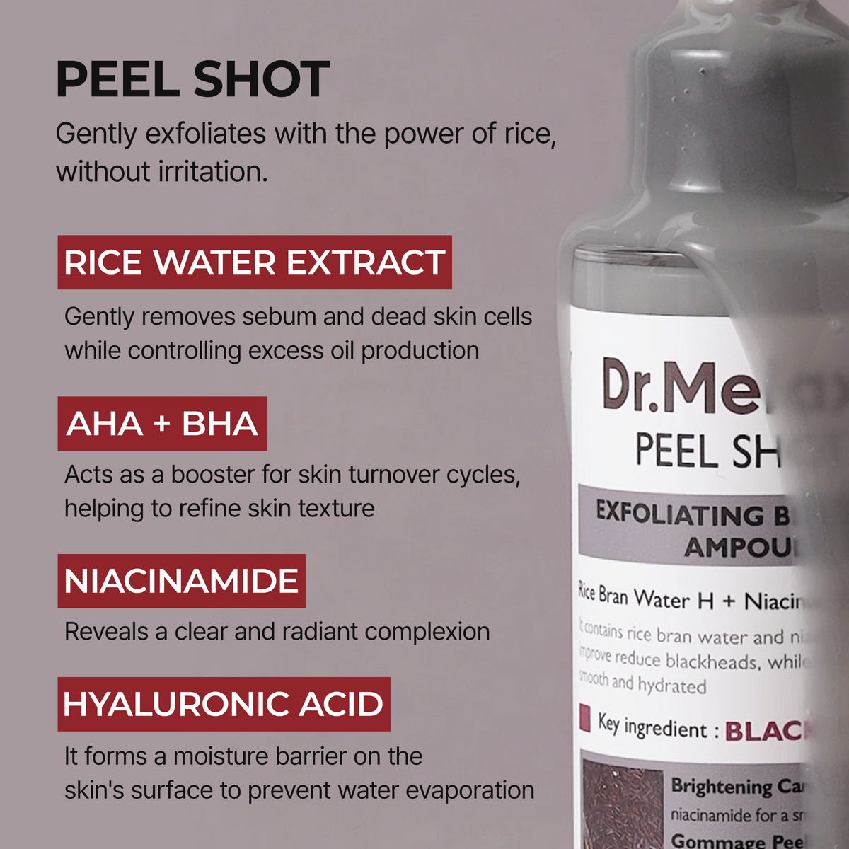 Glass Skin Booster Ampoule (Black Rice)